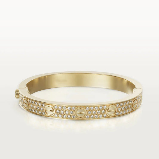 [Charm Aries]LOVE BRACELET 6.1MM DIAMOND-PAVED